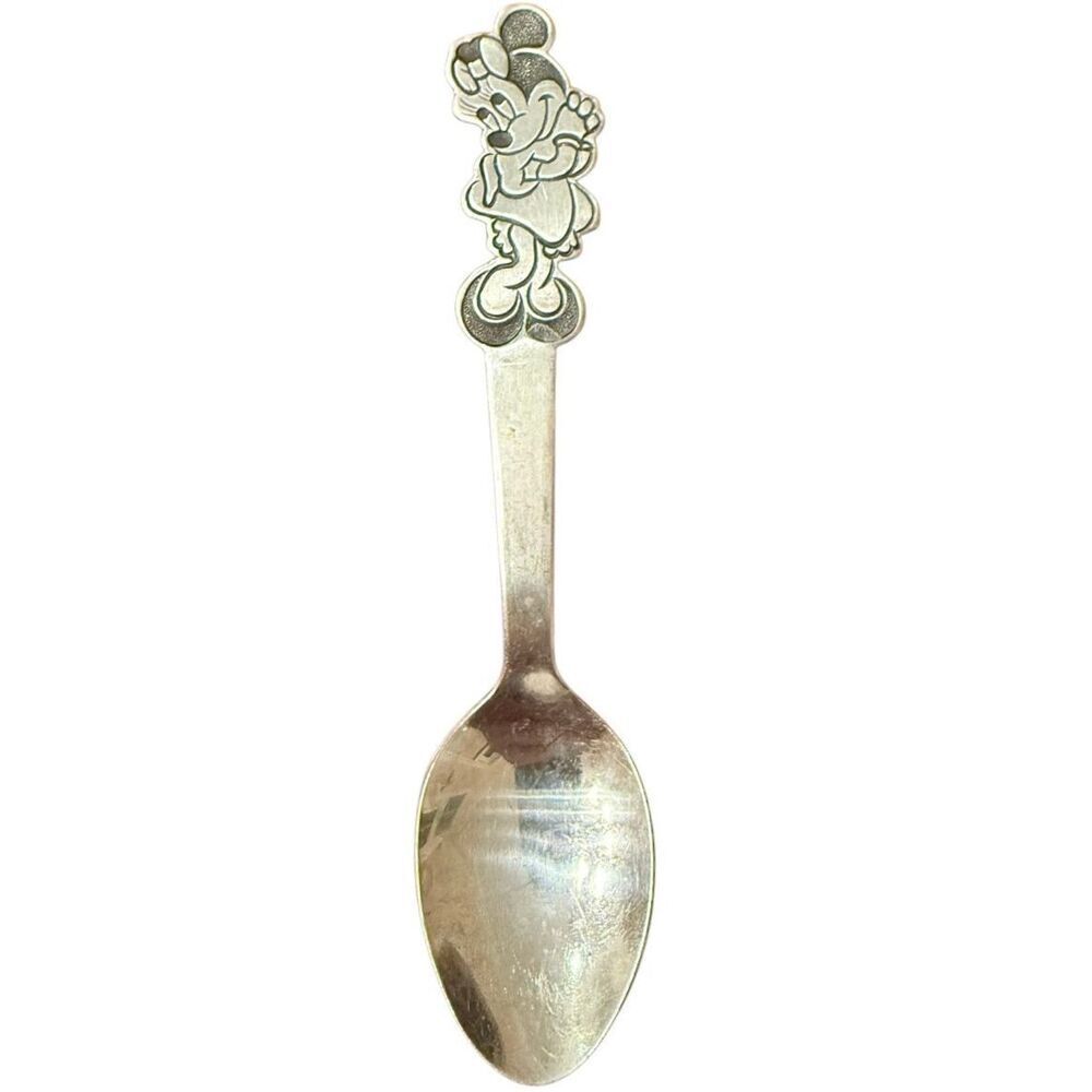 Minnie Mouse Vintage Stainless Steel Spoon Vintage Walt Disney Production Co. Bo
